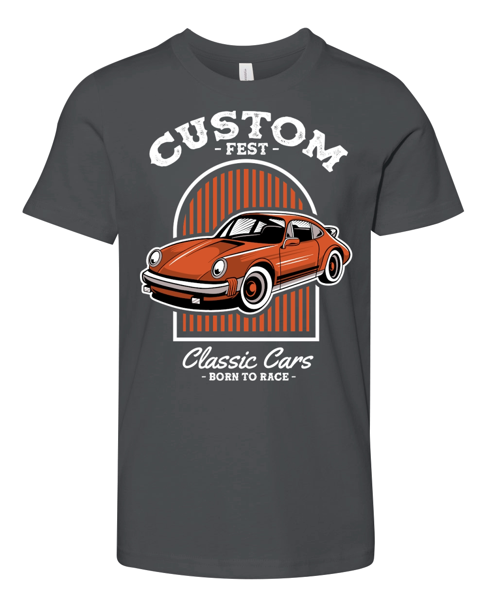 Classic Car Custom Fest Youth Unisex Jersey Tee