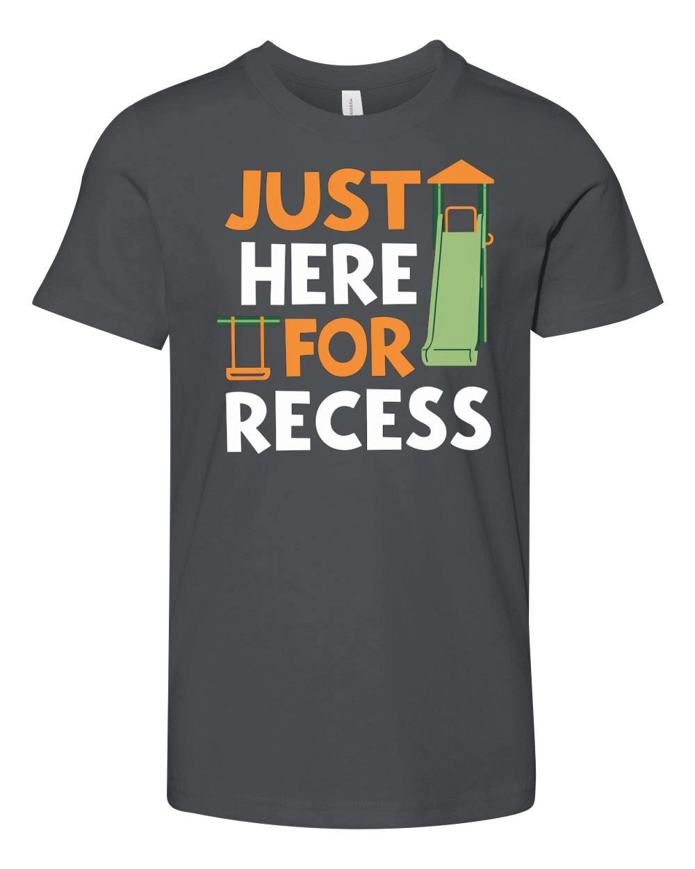 Just here for recess Youth Unisex Jersey Tee