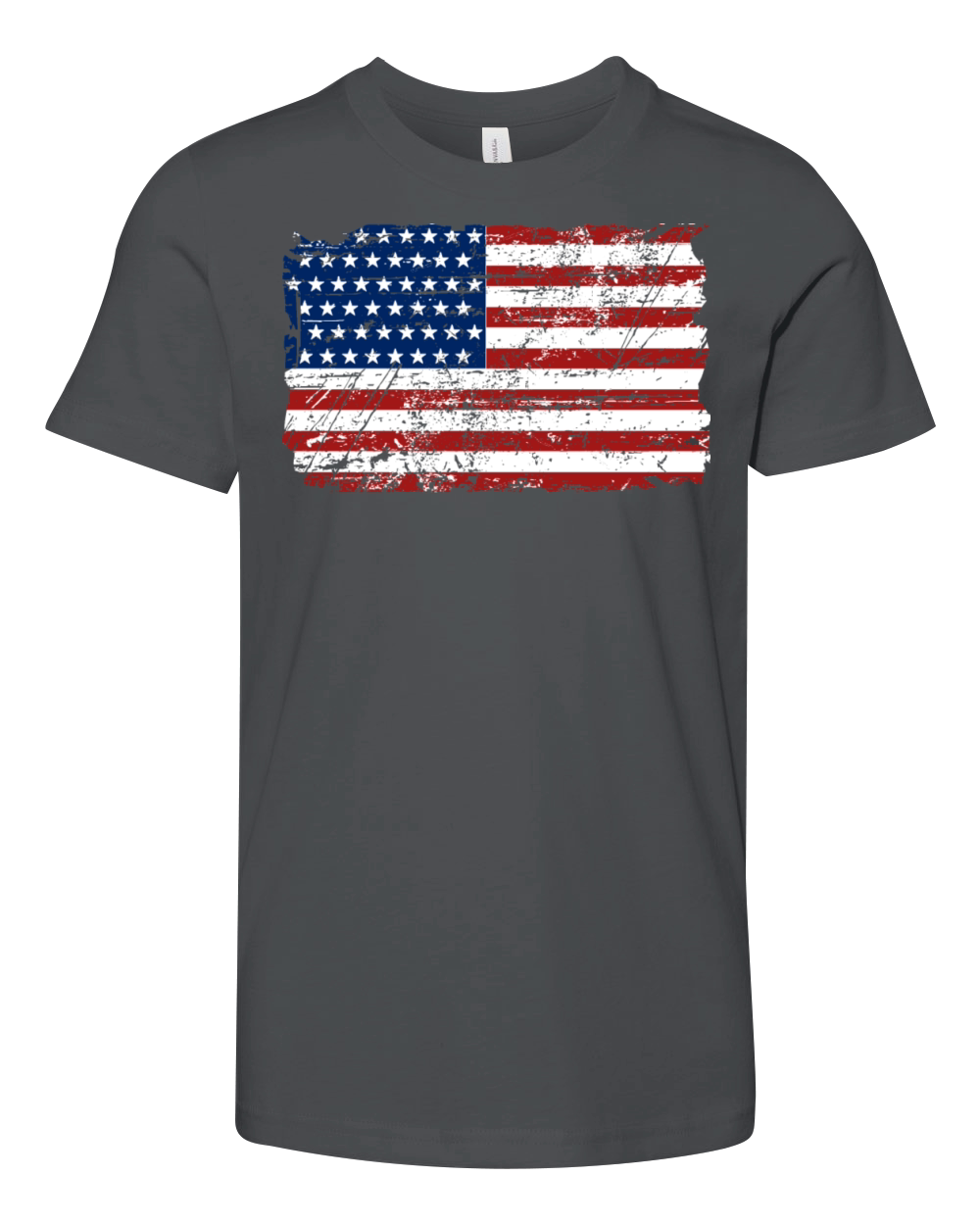 USA Flag - Vintage Look Youth Unisex Jersey Tee