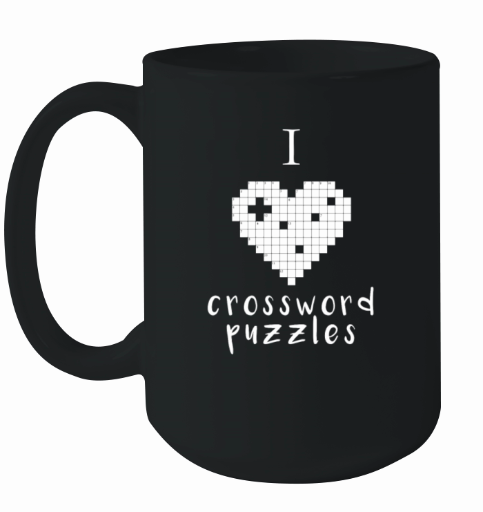 Crossword puzzles - I love crossword puzzles Ceramic Mug