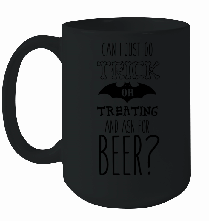 Trick or Treat For Beer Ceramic Mug