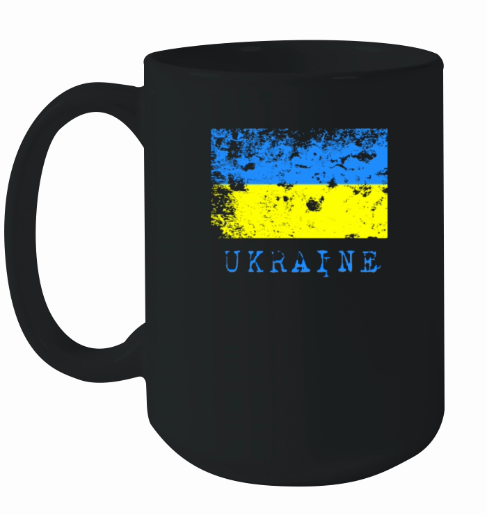 Ukrainian Flag Pro Ukraine Pride Ceramic Mug