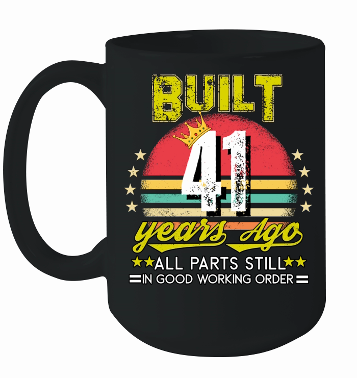 Vintage Birthday 41 (1) Ceramic Mug