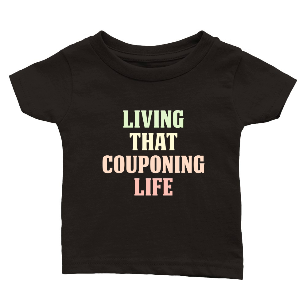 Vintage living that COUPONING life Classic Baby Crewneck T-shirt