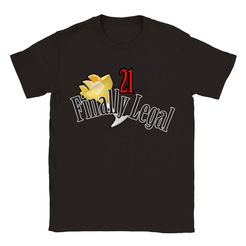 21 and Finally Legal Classic Kids Crewneck T-shirt