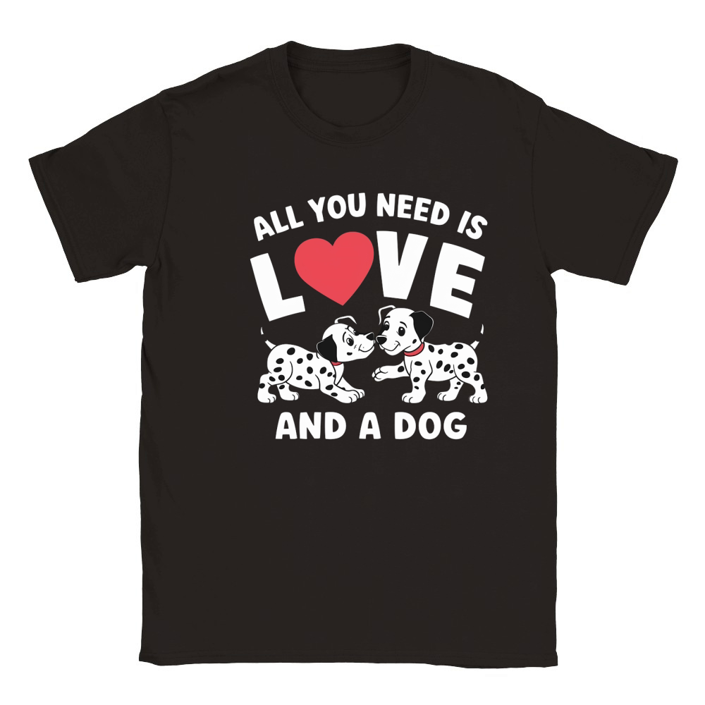 All you need is love and a dog Classic Kids Crewneck T-shirt