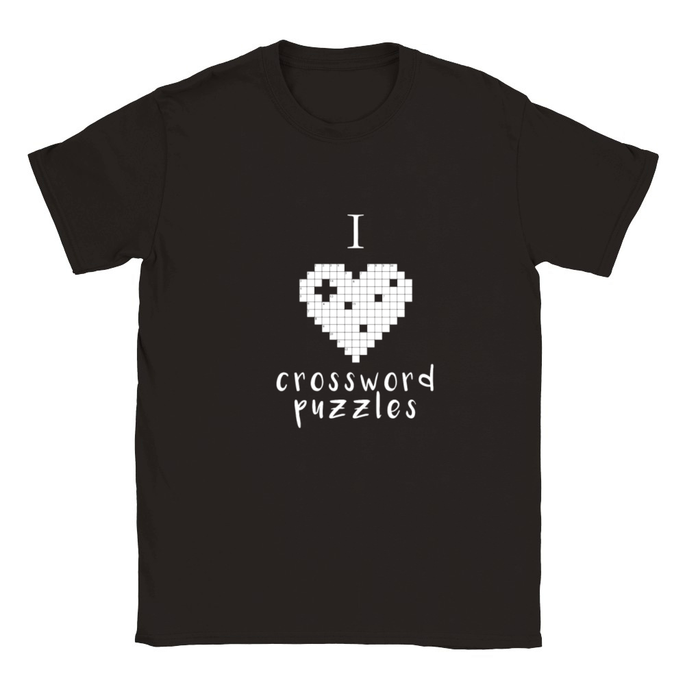 Crossword puzzles - I love crossword puzzles Classic Kids Crewneck T-shirt