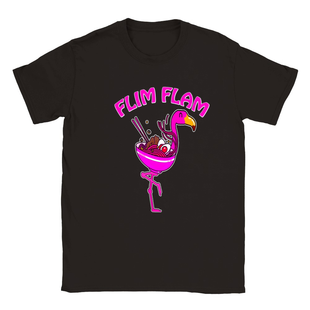 Ramen Flim Flam Flamingo Classic Kids Crewneck T-shirt
