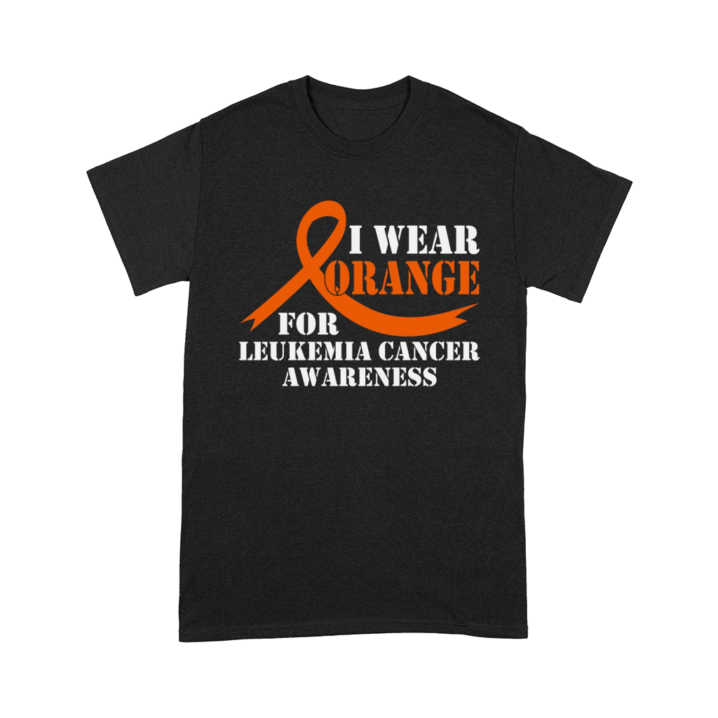 I Wear Orange Leukemia Cancer Awareness Comfort T-shirt