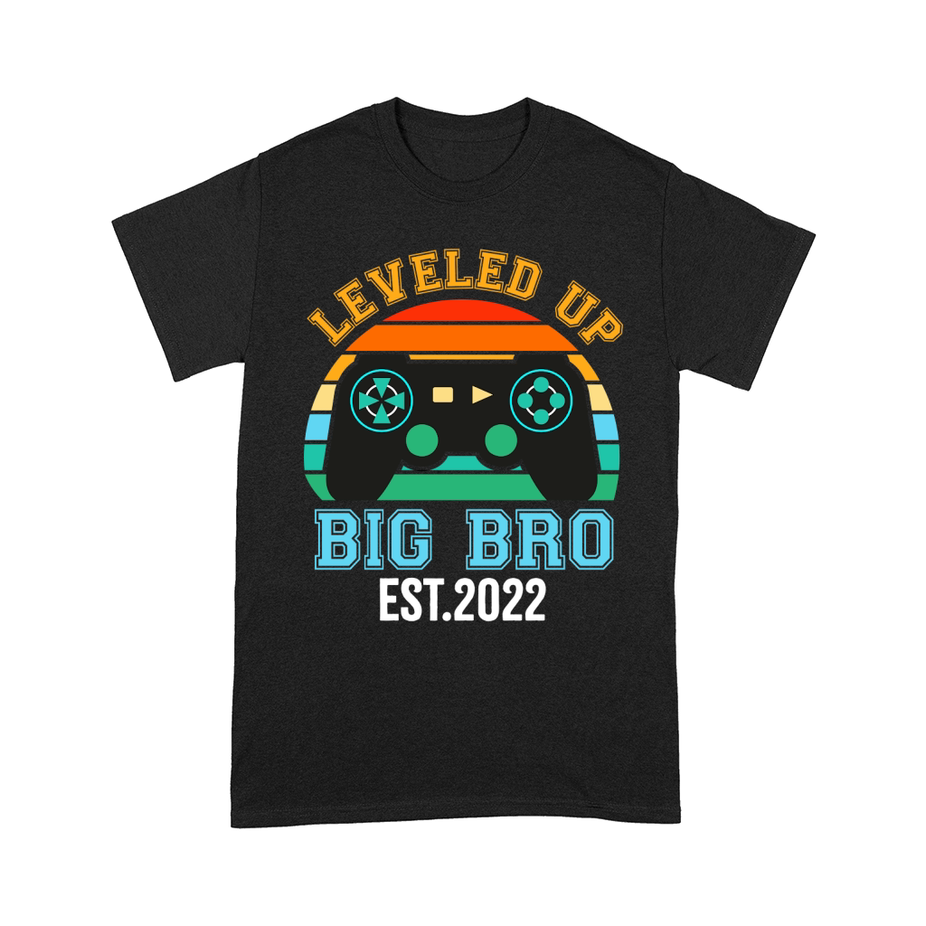 Leveled Up Big Bro Est 2022 Comfort T-shirt