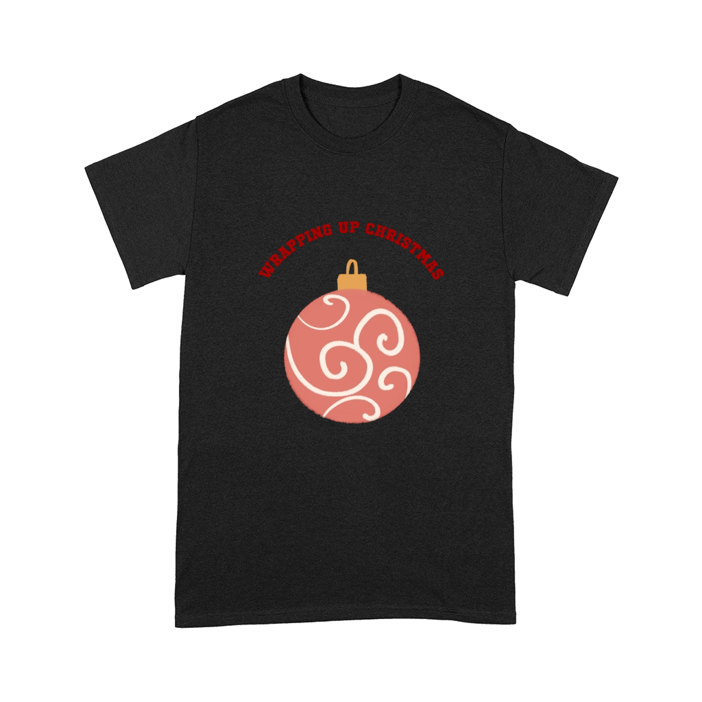Wrapping Up Christmas red ornament with pattern Comfort T-shirt