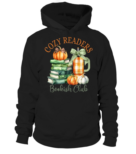 Fall Coquette Cozy Readers Bookish Club Hoodie Unisex