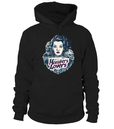 Monster Lover Vintage Halloween 4 Hoodie Unisex