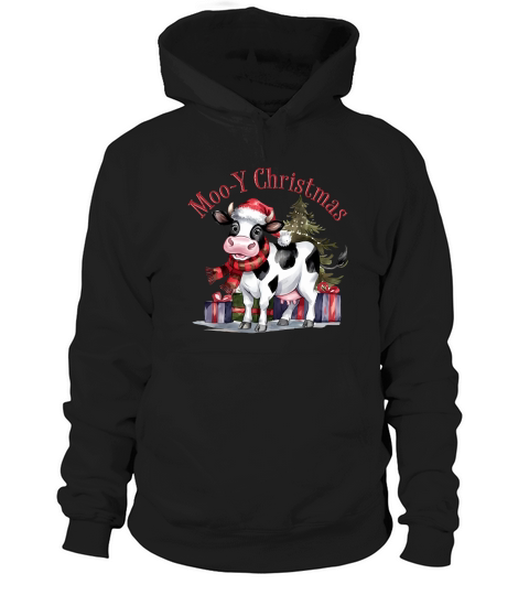 Moo Y Christmas Vintage Hoodie Unisex