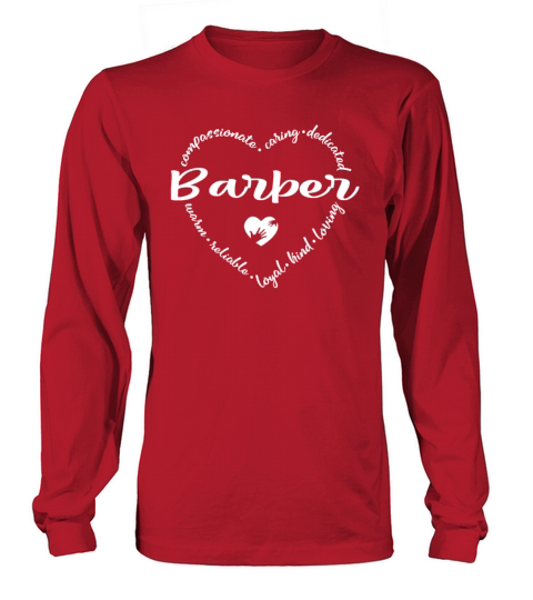 Barber Heart Long sleeved Unisex