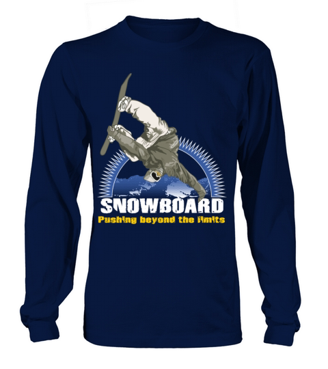 Snowboarder and sun Long sleeved Unisex