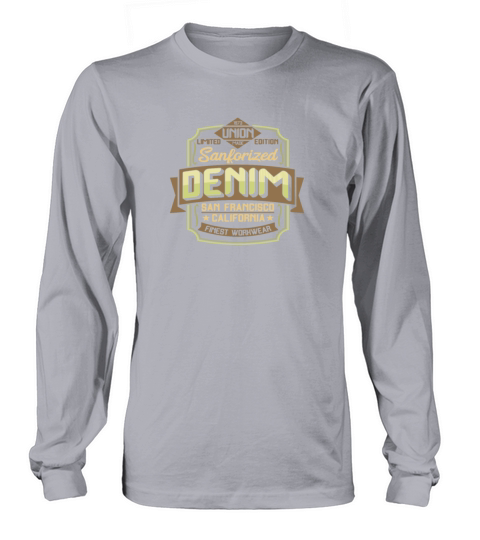 Vintage Denim Logo Long sleeved Unisex