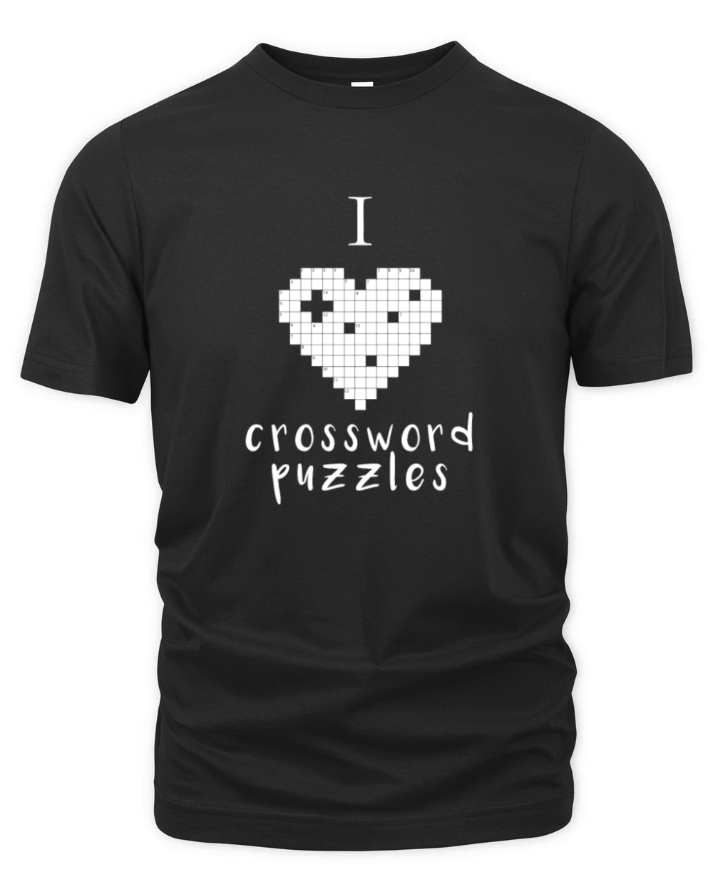 Crossword puzzles - I love crossword puzzles Organic Unisex T-shirt