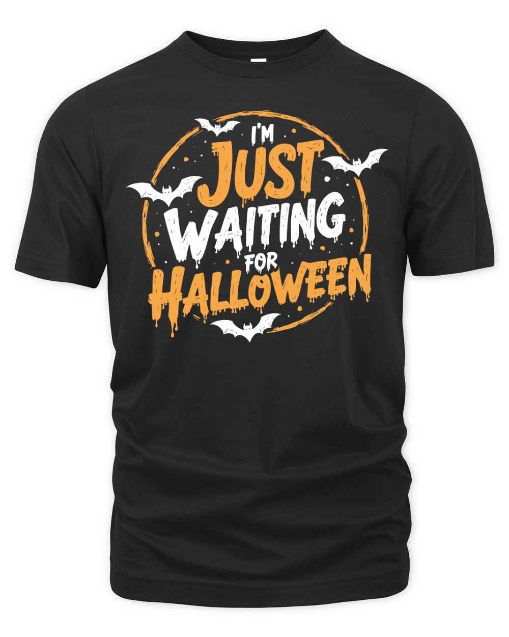 Im Just Waiting For Halloween 2 Organic Unisex T-shirt