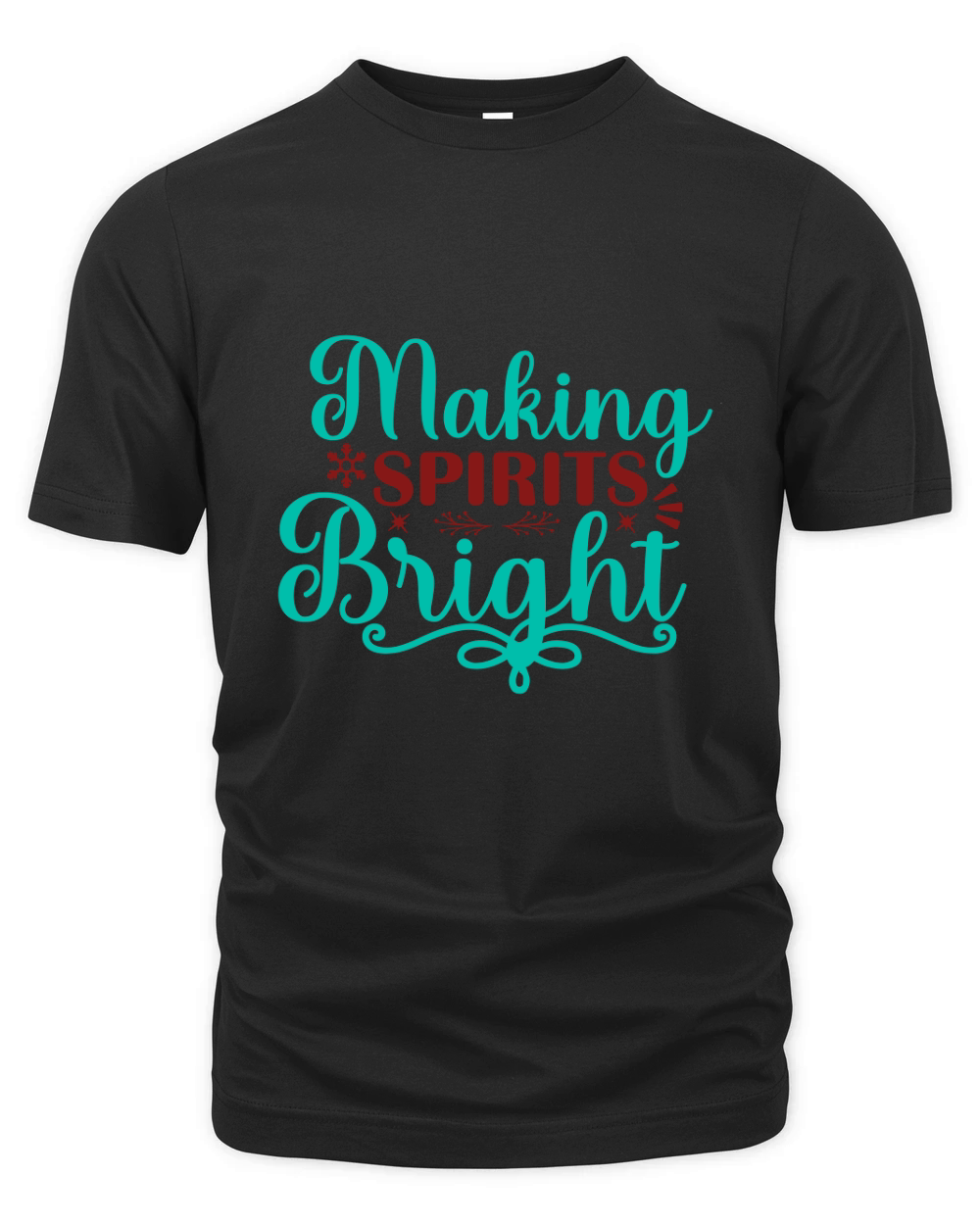 Making spirits bright 03 Organic Unisex T-shirt