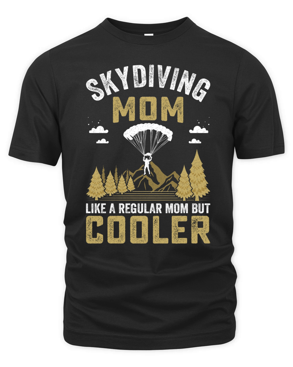 Skydiving mom like a regular mom but cooler 07 Organic Unisex T-shirt
