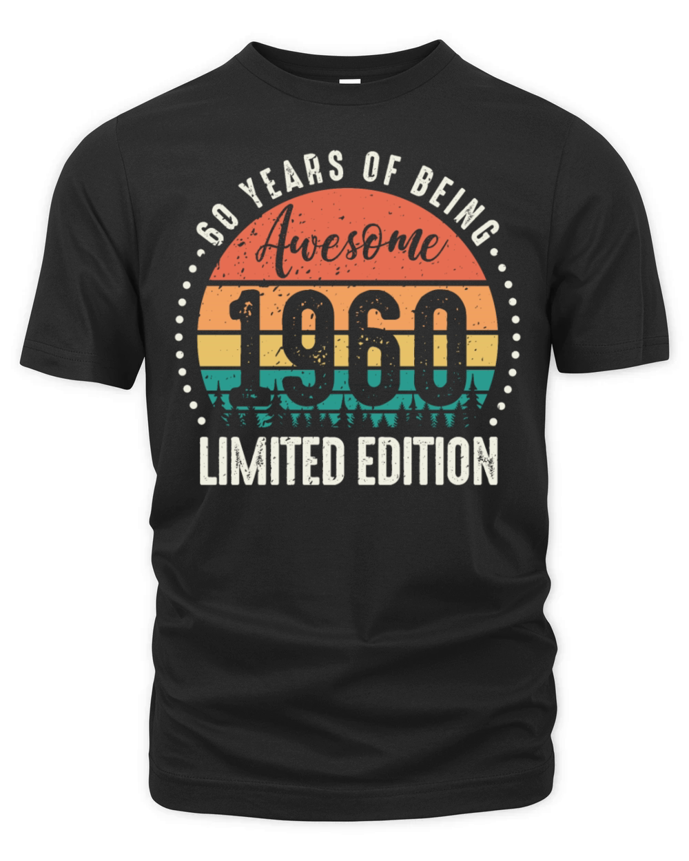 Vintage 1960 Limited Edition birthday gift men Organic Unisex T-shirt