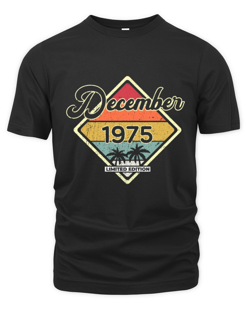 Vintage 45th Birthday December 1975 Sports Gift Organic Unisex T-shirt