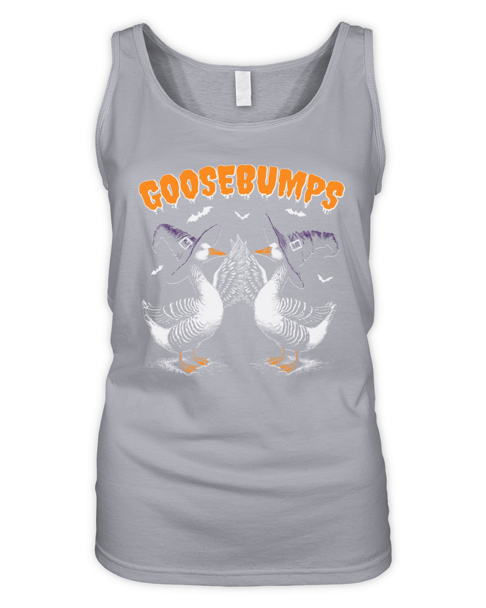 0502 Goosebumps Halloween Witch Goose D Color Organic Women's Tank Top