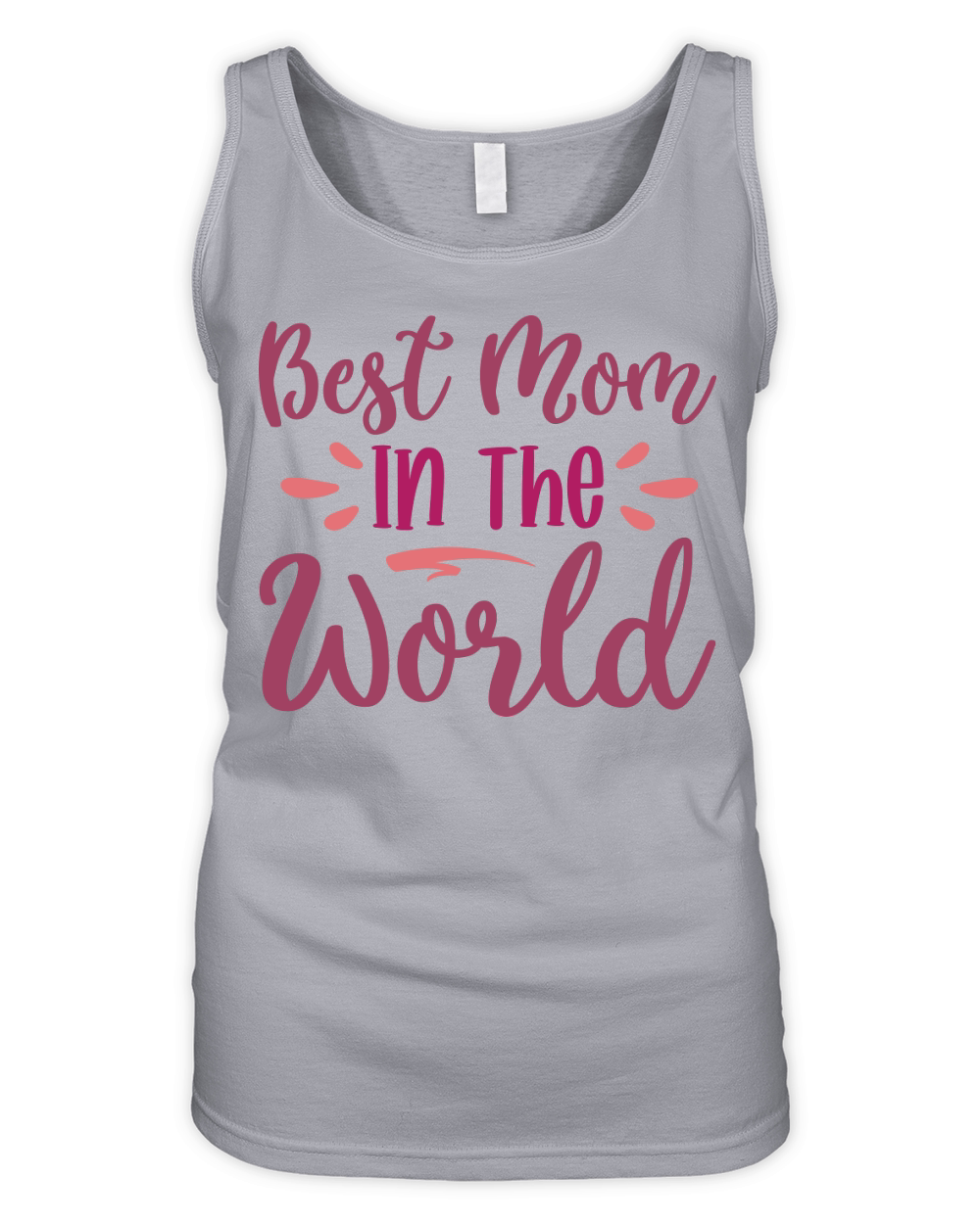 Best Mom in the World SVG Organic Women's Tank Top
