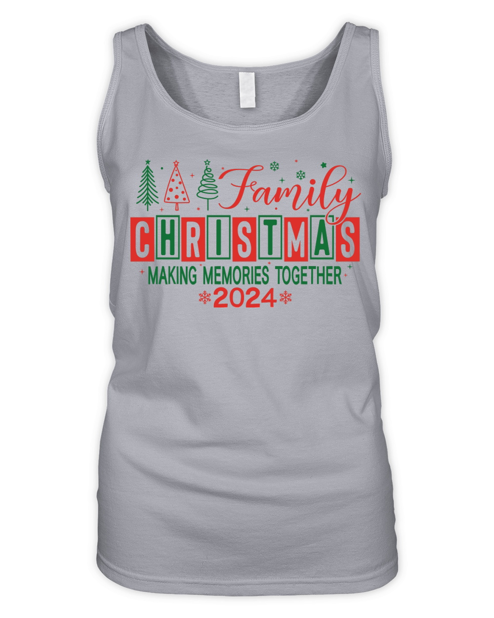 FamilyChristmasMakingMemories 3 Organic Women's Tank Top