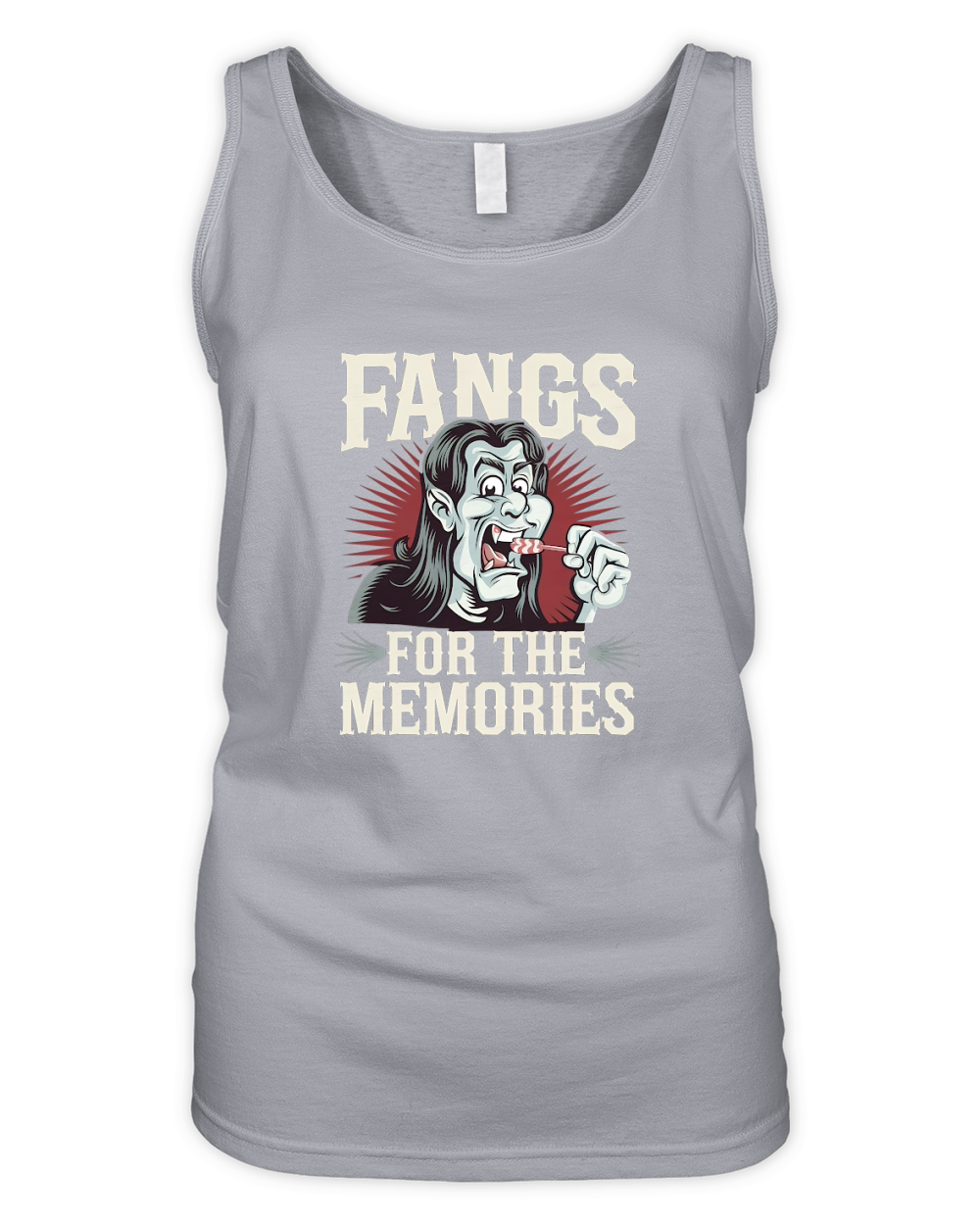FANGS FOR THE MEMORIES Organic Women's Tank Top