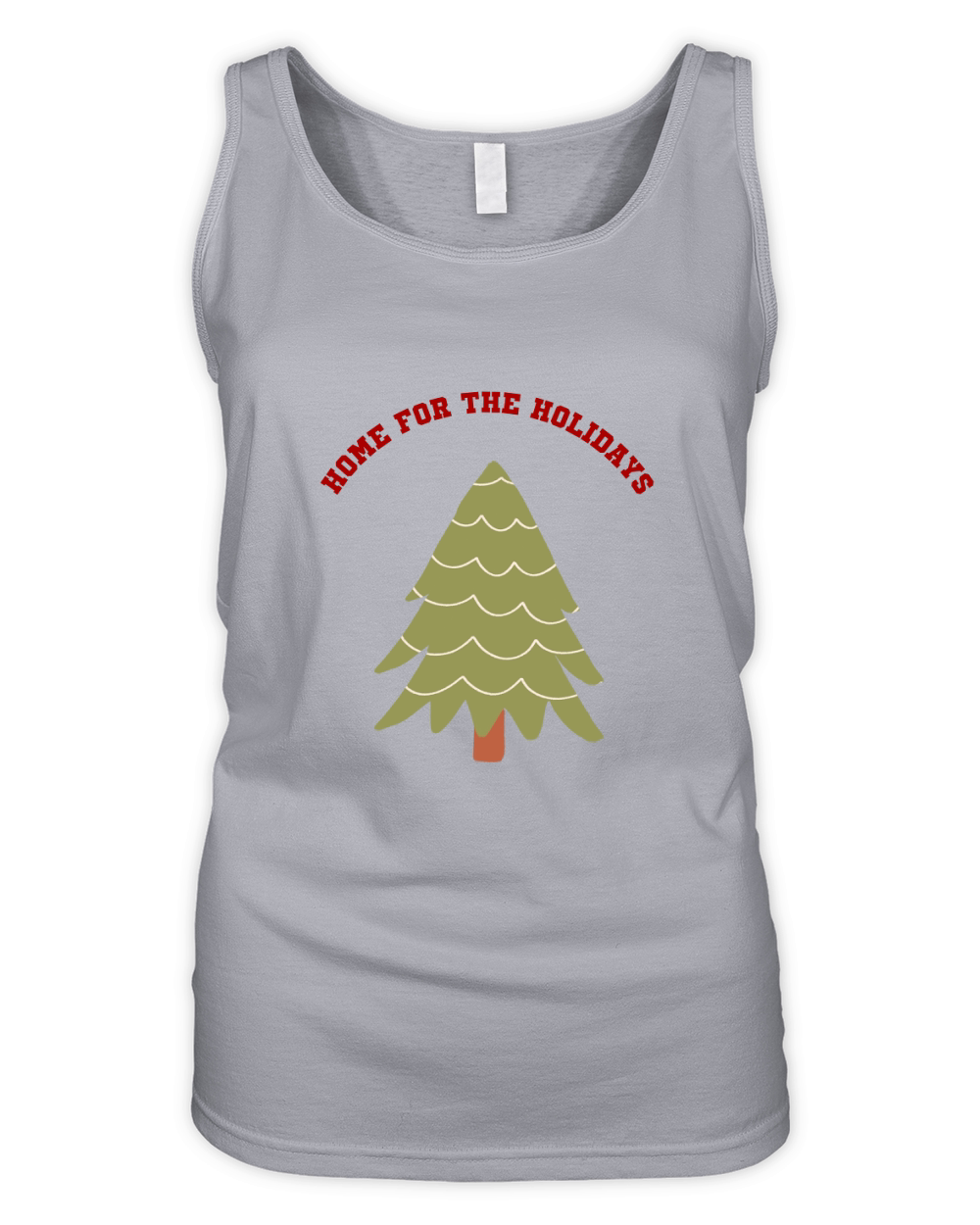 Home for the Holidays Christmas Tree 3 Organic Women's Tank Top