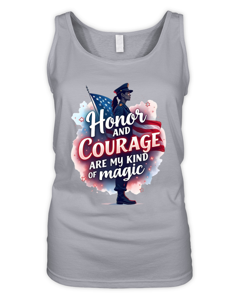 Honor and courage are my kind of magic 08 Organic Women's Tank Top