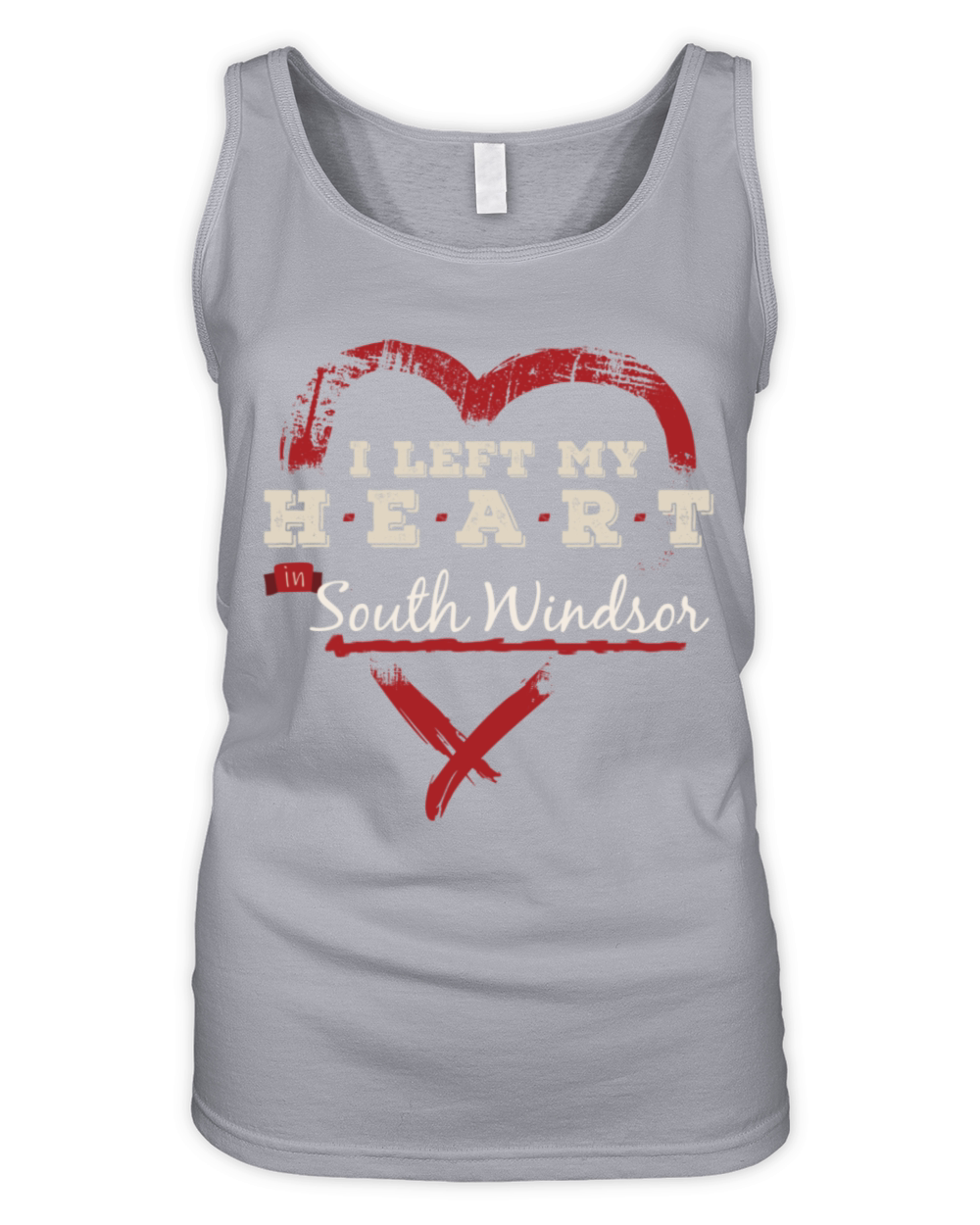 I Left My Heart In South Windsor Pride Organic Women's Tank Top