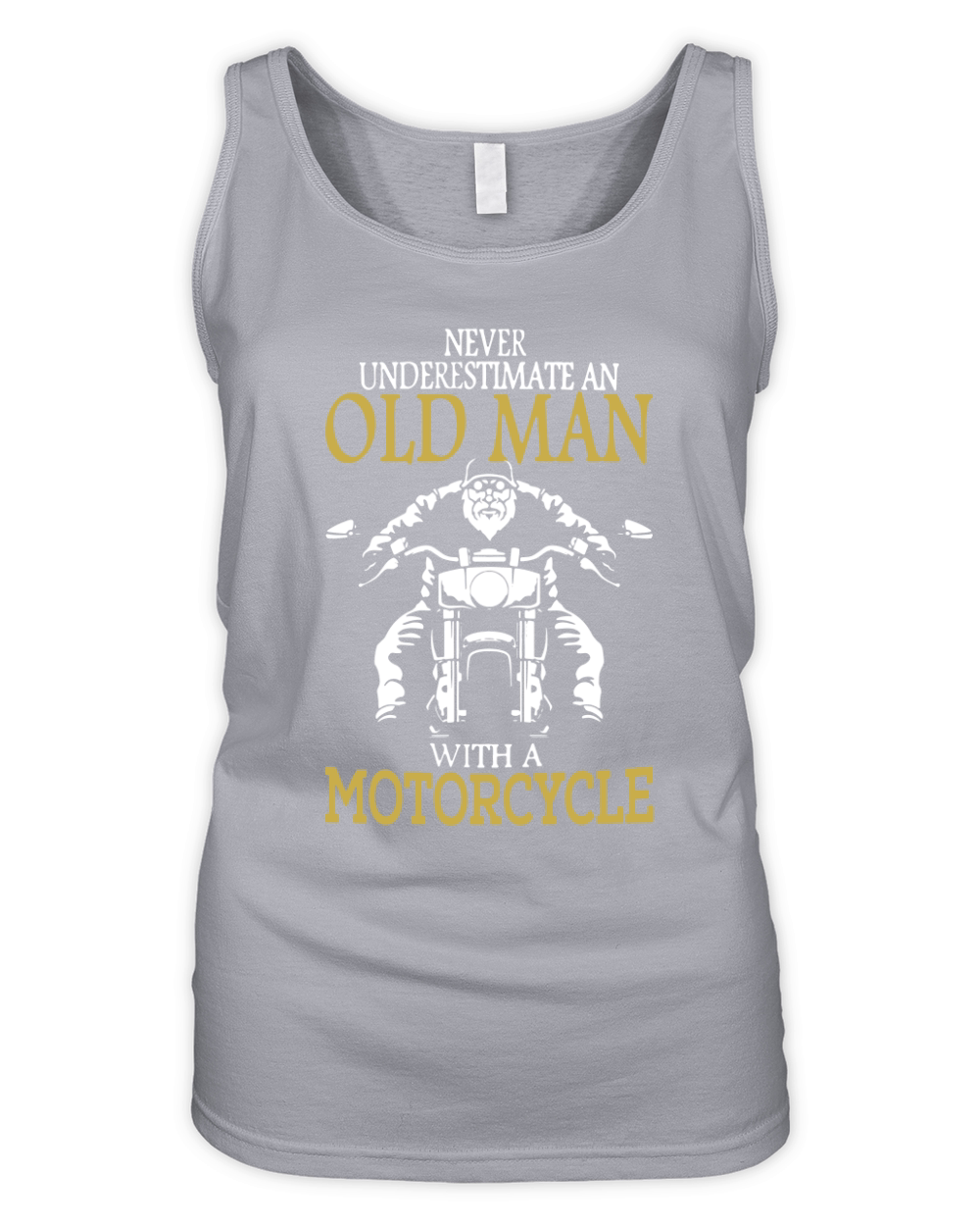 MOTORCYCLE OLD MAN T-shirt Organic Women's Tank Top