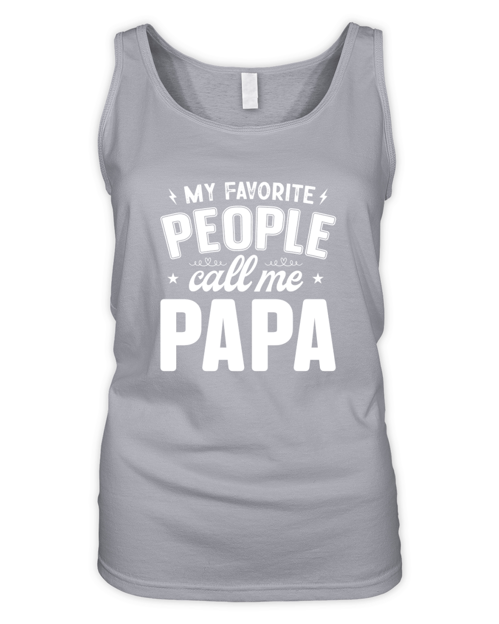 My Favorite people call me papa 03 Organic Women's Tank Top