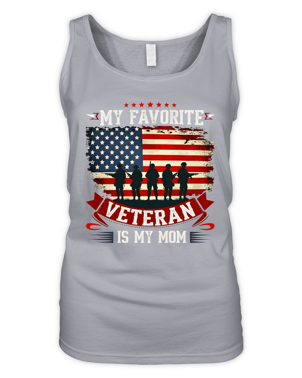 My favorite Veteran Is My Mom Organic Women's Tank Top