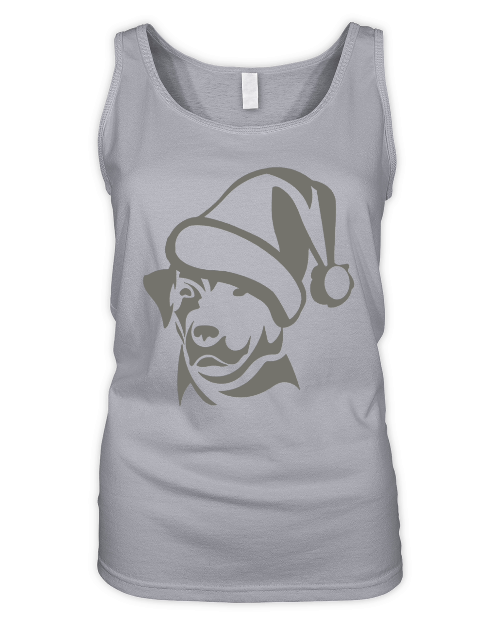 The Labrador Retriever Hat Santa Claus Christmas Organic Women's Tank Top