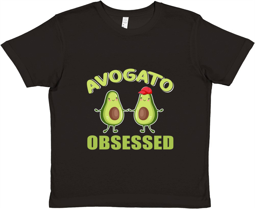 Avocado Obsessed Premium Kids Crewneck T-shirt