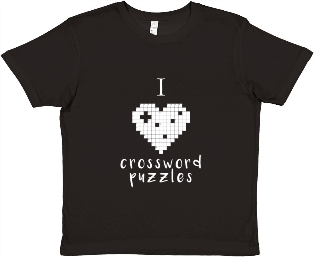 Crossword puzzles - I love crossword puzzles Premium Kids Crewneck T-shirt