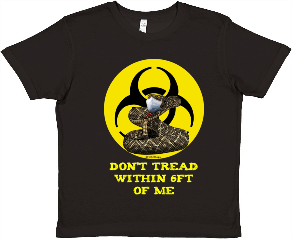 Don t Tread On Me Pandemic Premium Kids Crewneck T-shirt