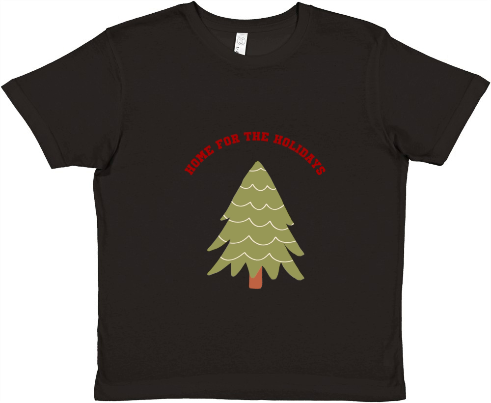 Home for the Holidays Christmas Tree 3 Premium Kids Crewneck T-shirt