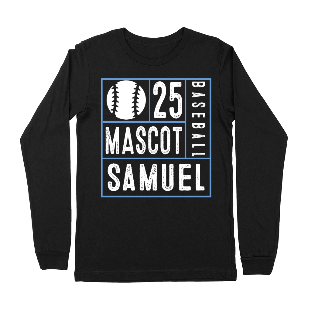 25 mascot samuel Baseball Premium Long Sleeve