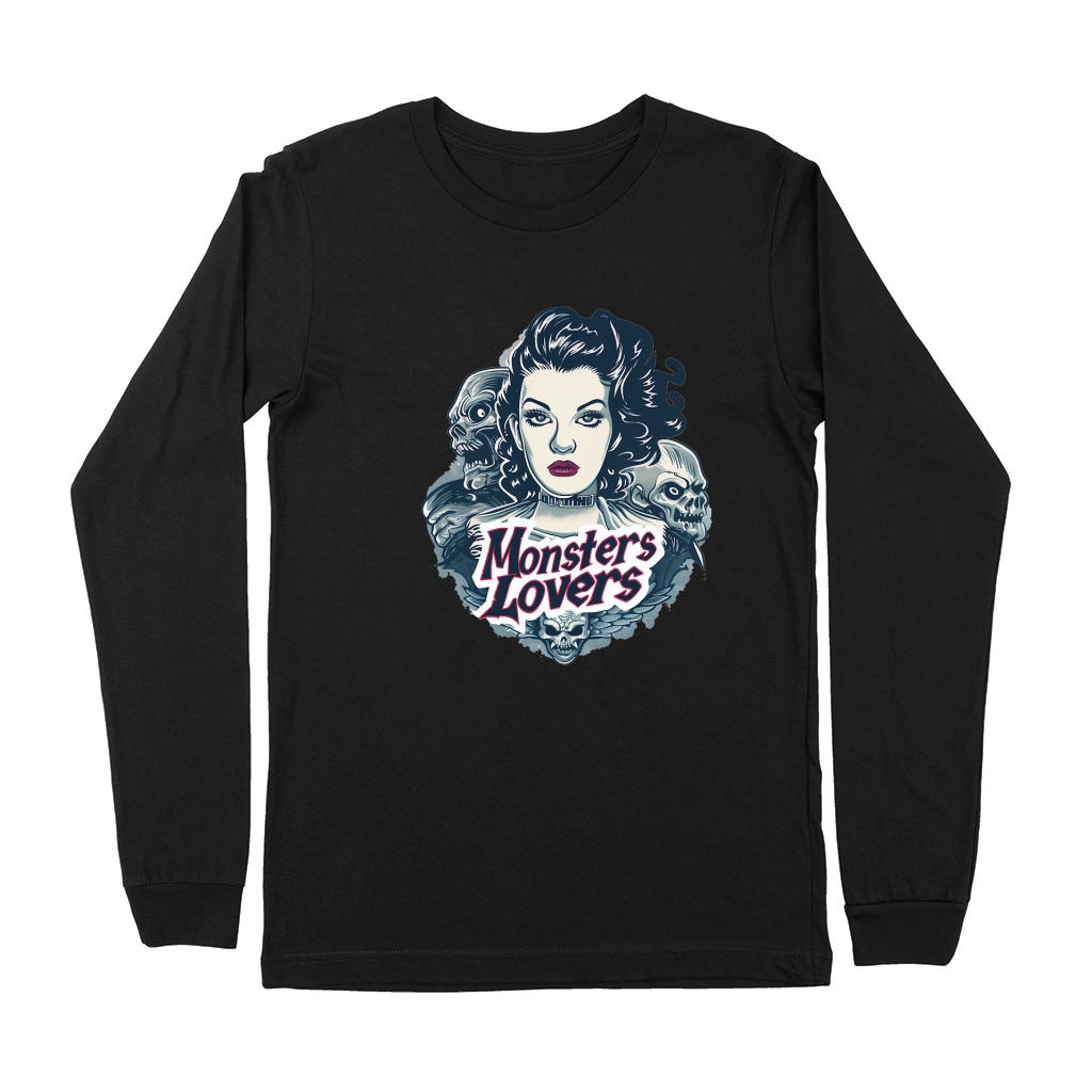 Monster Lover Vintage Halloween 4 Premium Long Sleeve