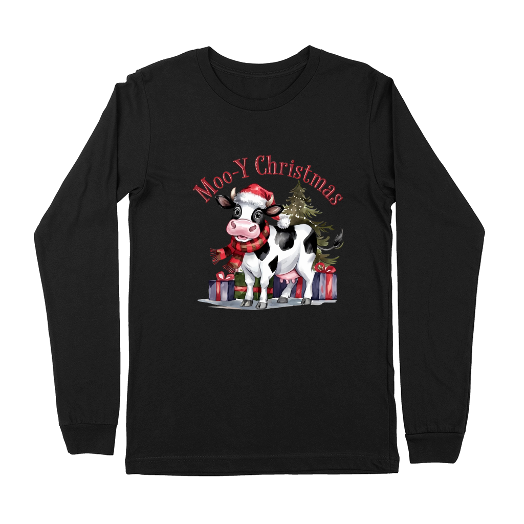Moo Y Christmas Vintage Premium Long Sleeve