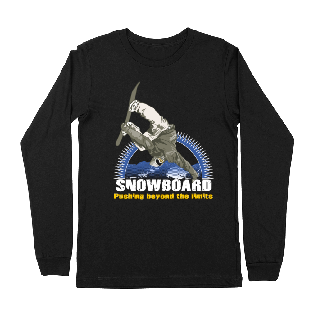 Snowboarder and sun Premium Long Sleeve