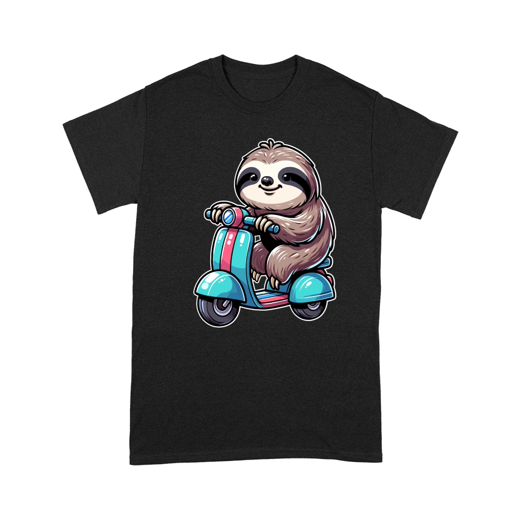 Sloth Riding Scooter 1 Premium T-shirt