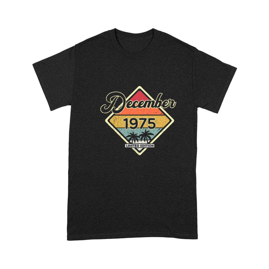 Vintage 45th Birthday December 1975 Sports Gift Premium T-shirt