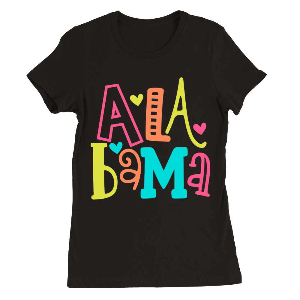 Alabama Premium Womens Crewneck T-shirt