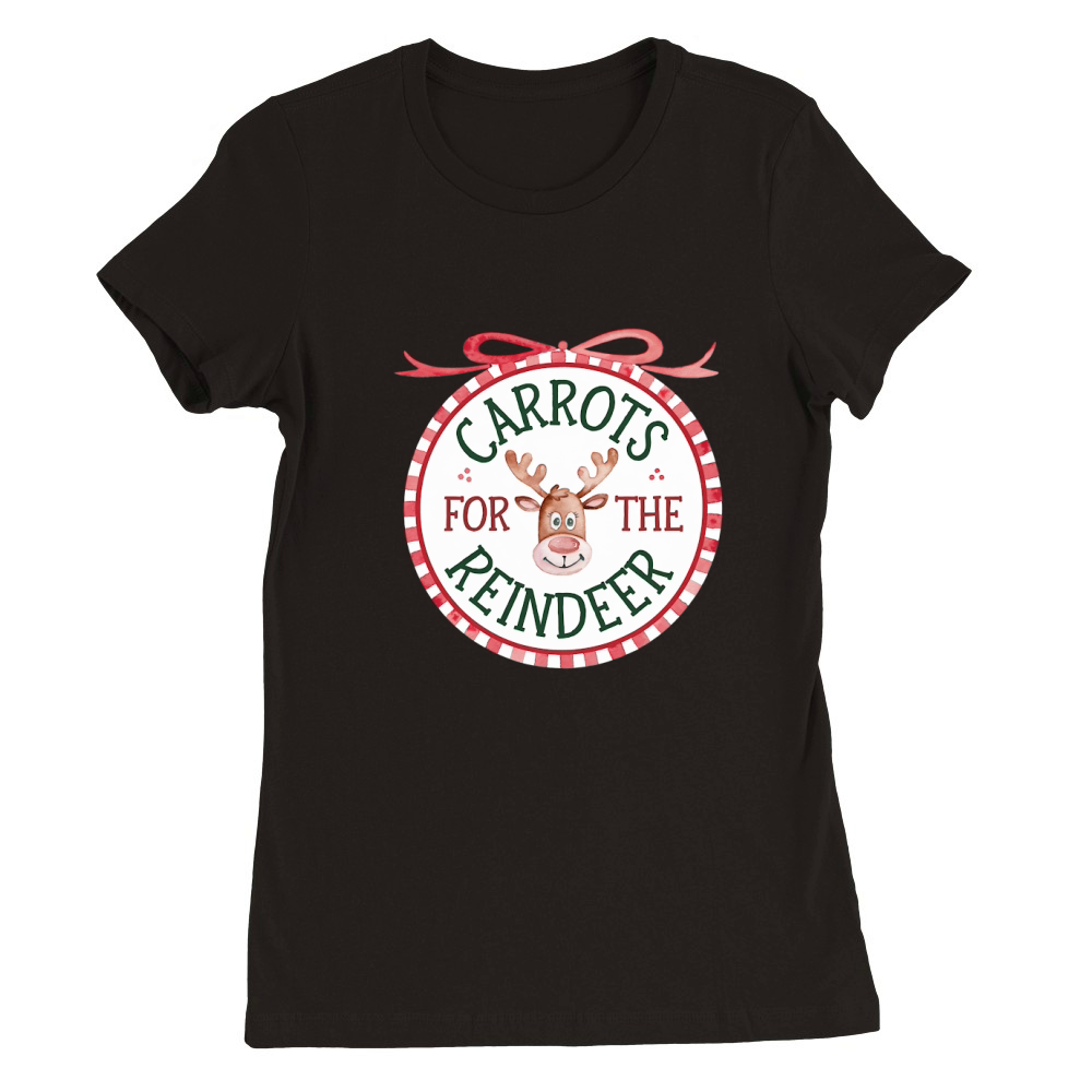 Carrots for The Reindeer Christmas Santa 2 Premium Womens Crewneck T-shirt